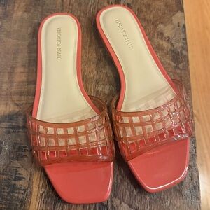 Veronica Beard Maris Jelly Slide Sandals